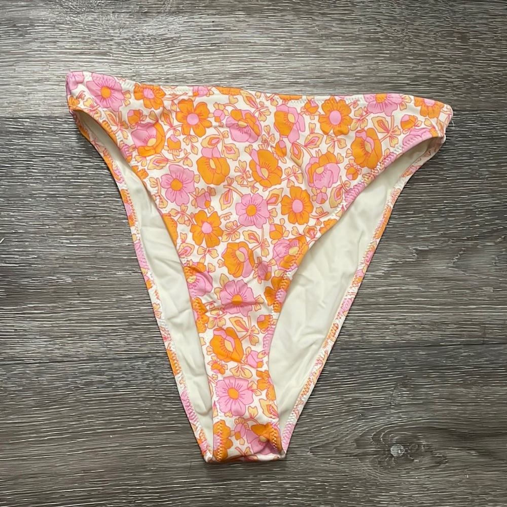 Triangl Neon Pop High Cut Swimsuit Bathing Suit Bikini  Bottoms - Picture 3 of 6